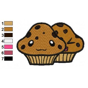 Free Muffins Embroidery Designs